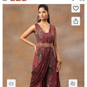 Indian floral print jumpsuit - never worn